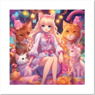 Cattastic Anime Tales Posters and Art